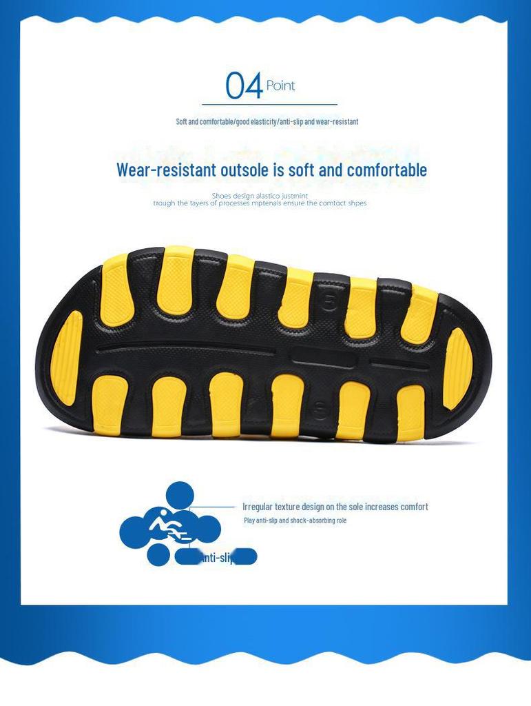 Летняя мужская пляжная обувь 2022 года: Повседневные сандалии Hole и легкие уличные тапочки