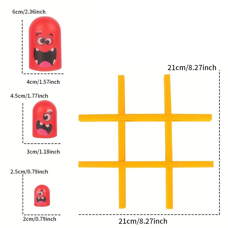 Классические крестики-нолики для двоих | Улучшенная дорожная игра, настольная игра для семейной вечеринки | Детская настольная игра, подарки на Рождество и день рождения