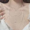 Spiritual flower pearl multi-layer tassel belt, body chain, light luxury and exquisite outer layer belt accessory