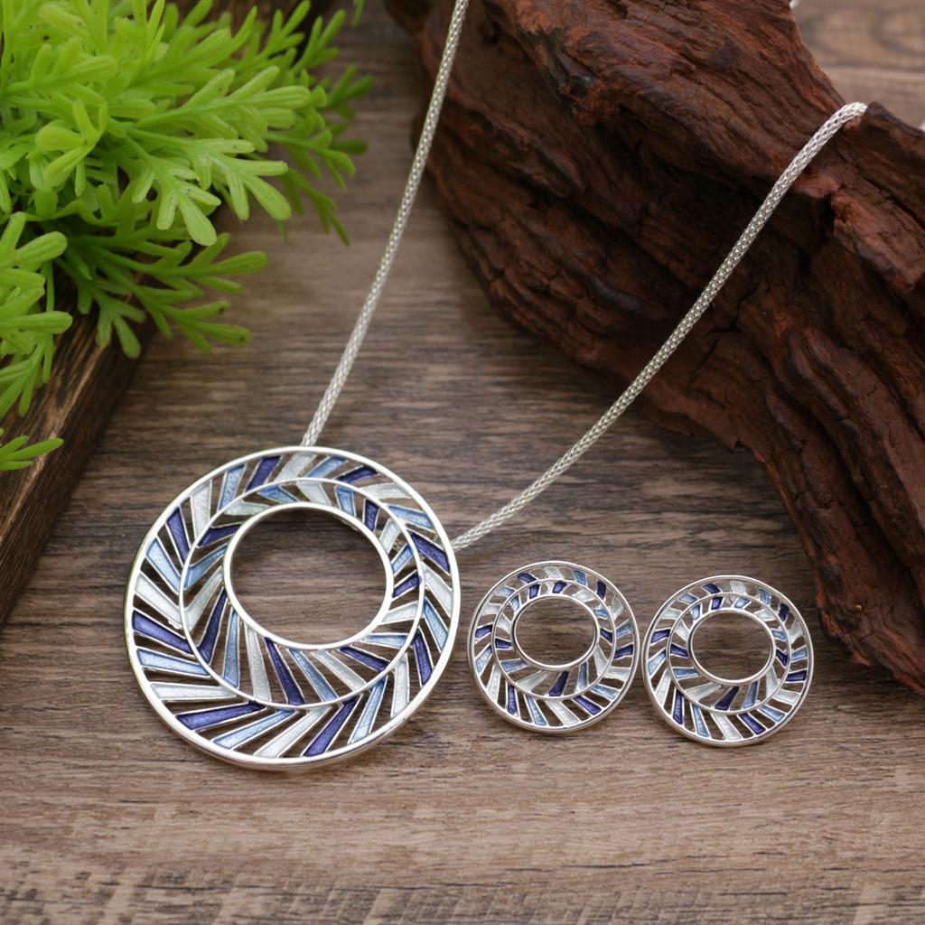 Новый цветная масляная живопись полый кольцевой набор серег-пуссет и подвески, женское преувеличенное кольцо и ожерелье.