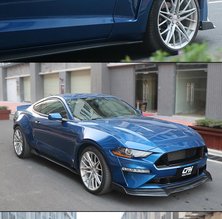 18-23 Ford Mustang Wide Body Kit: Mudguards, Wheel Arches, Fenders