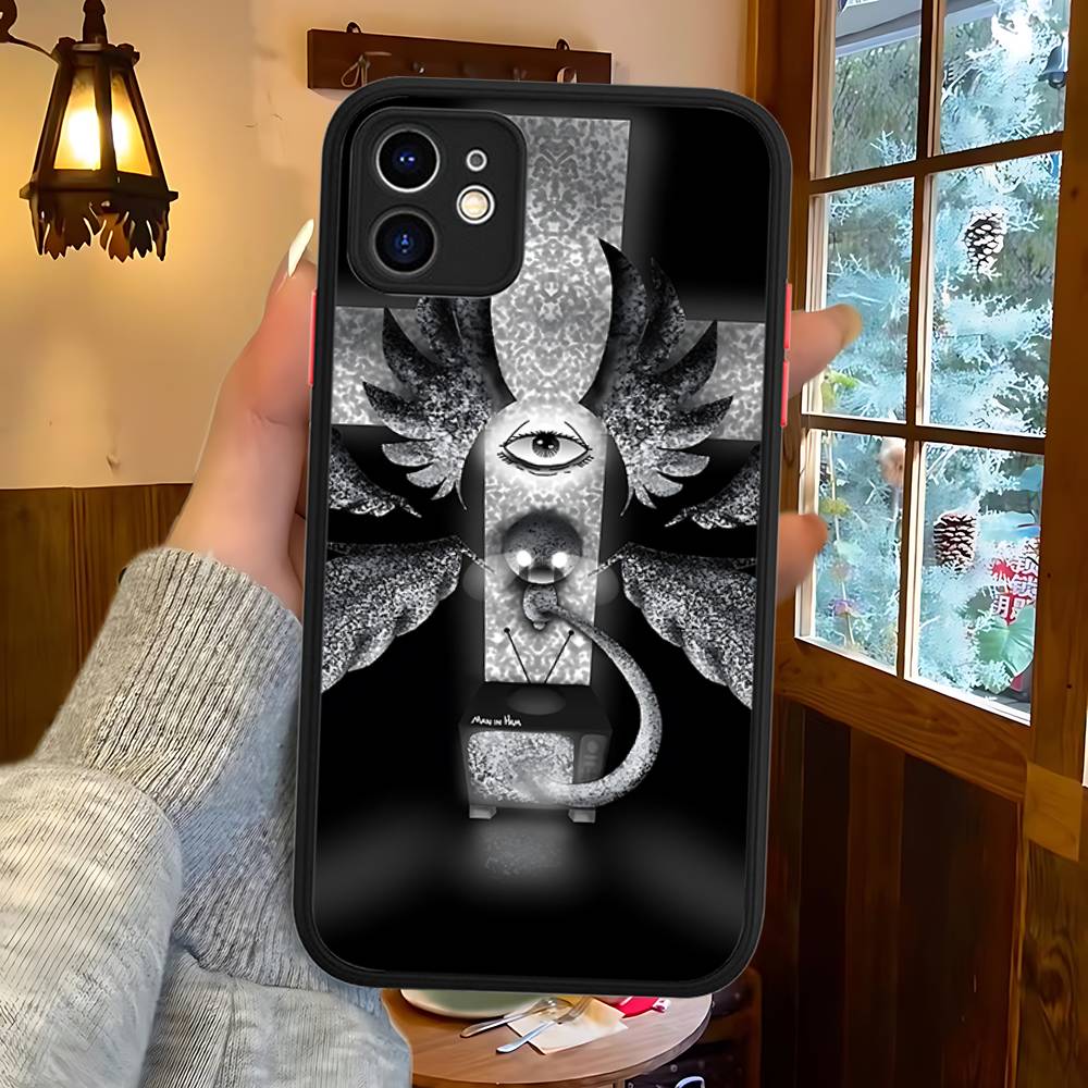 Чехол Защитный Матовый Для IPhone 16 15 14 13 12 11 Pro Max X XS MAX Игра The Binding Of I-Isaac