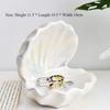 Creative Shell Jewelry Tray Necklace Earring Storage Tray Entrance Key Storage Makeup Table Decoration