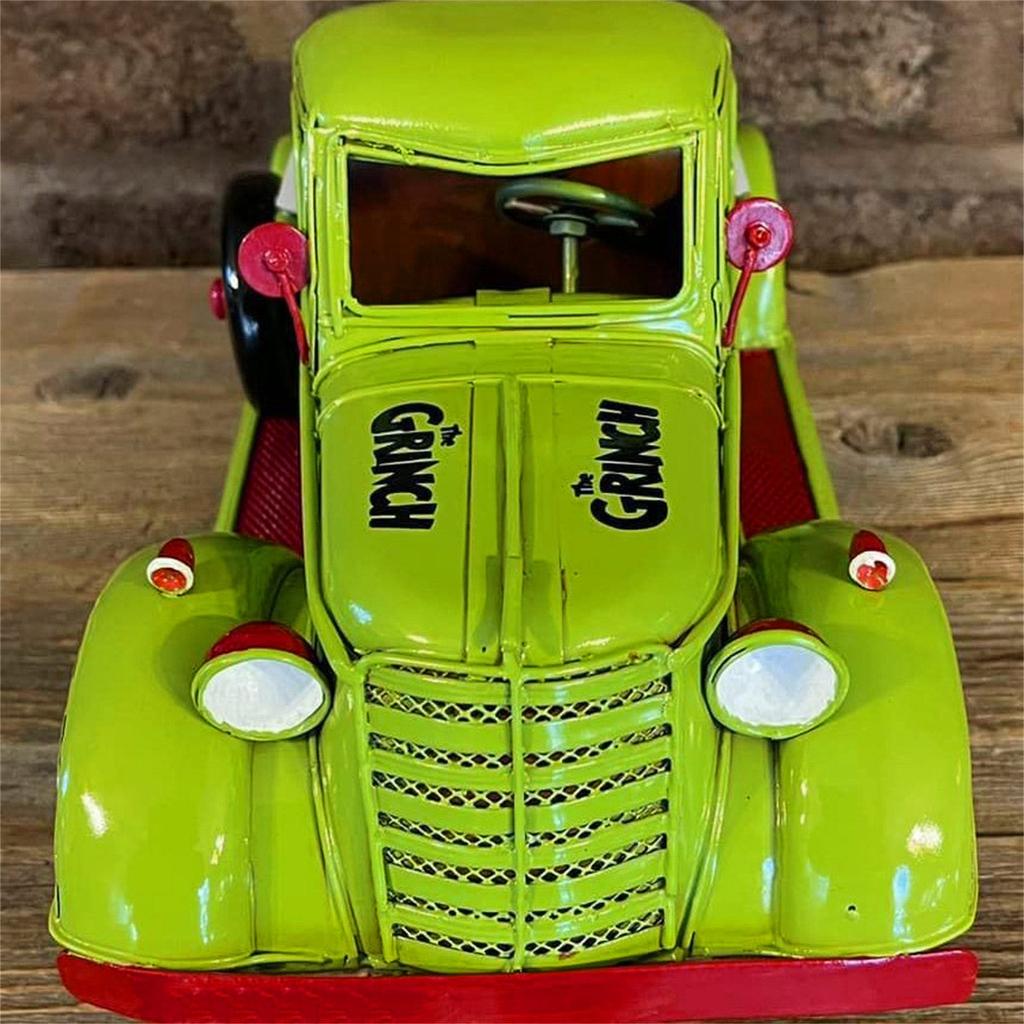 Зеленый Фермерский Грузовик Рождественский Декор Маленький Рождественский Декор Грузовика Ферма Винтаж Зеленый Пикап