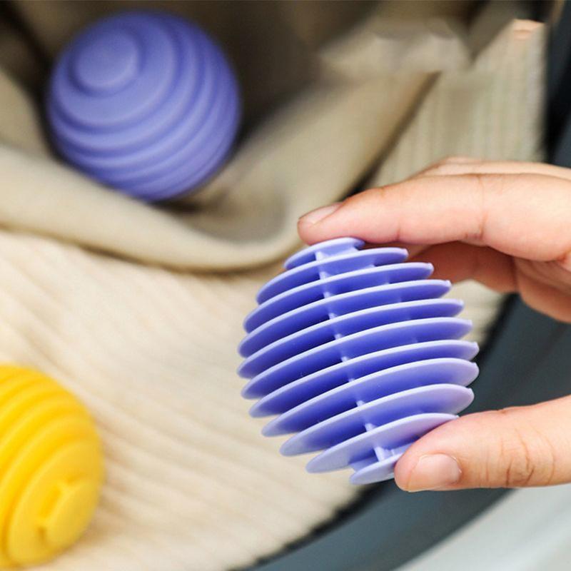 3/6pcs Laundry Balls Reusable Silicone Clothes Hair Cleaning Tools Pet Hair Remover Washing Machine Cat Hair Catcher LaundryBall