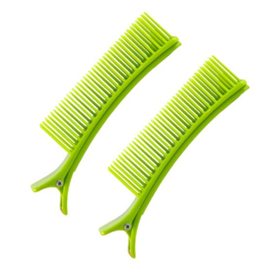 2 шт. зажим для укладки волос, профессиональный нескользящий гребень для пробора без следов, зажим для волос с клювом утки, домашний салон, женская стрижка волос
