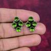 Peridot Earrings Gemstone Jewelry, 925 Solid Sterling Silver Earrings, Handmade Jewelry Birthstone Earrings, Gift For Him