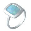 Silver Ring with Opal 2.55ct (2011811) 3.41 Gr. 925 Samples