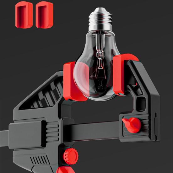 Зажим для деревообработки с эргономичной ручкой, многоцелевой, для работы одной рукой, быстрозажимной зажим, ручной инструмент для проектов «сделай сам»