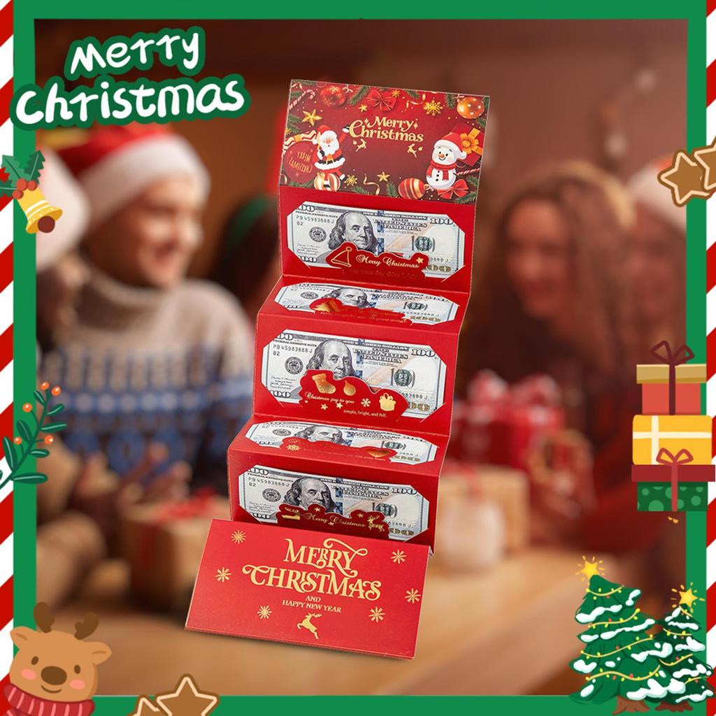 Christmas Money Holder for Kids Money Christmas Card Holder Holiday Decor for Teens Parents Mothers Fathers Women Event