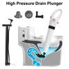 Dredge Clog Remover High Pressure Drain Plunger Air Drain Blaster Sewer Pipe Unblocker Toilet Plunger Dredge Clog Remover