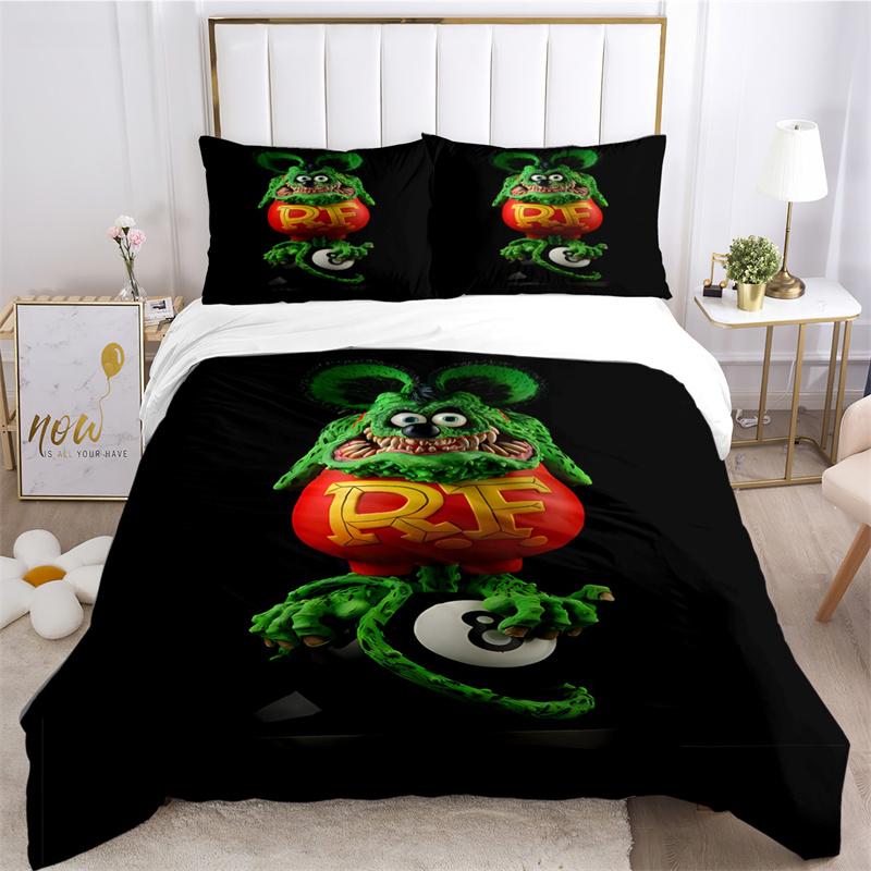 Мультяшный забавный крыса Финк постельное белье пододеяльник с наволочкой домашний текстиль Twin Full Queen King детский подарок