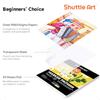 Shuttle Art Marker Pad 8.3x7.67 Portable Square Sketchbook 50 Sheets Marker Drawing Paper 98LB 160GSM Smooth Surface Bleedproof