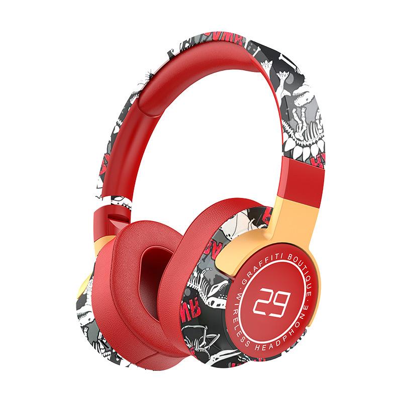 НОВЫЕ беспроводные наушники Graffiti Bluetooth 5.1 с глубокими басами и шумоподавлением, стереогарнитуры HiFi с микрофоном HD
