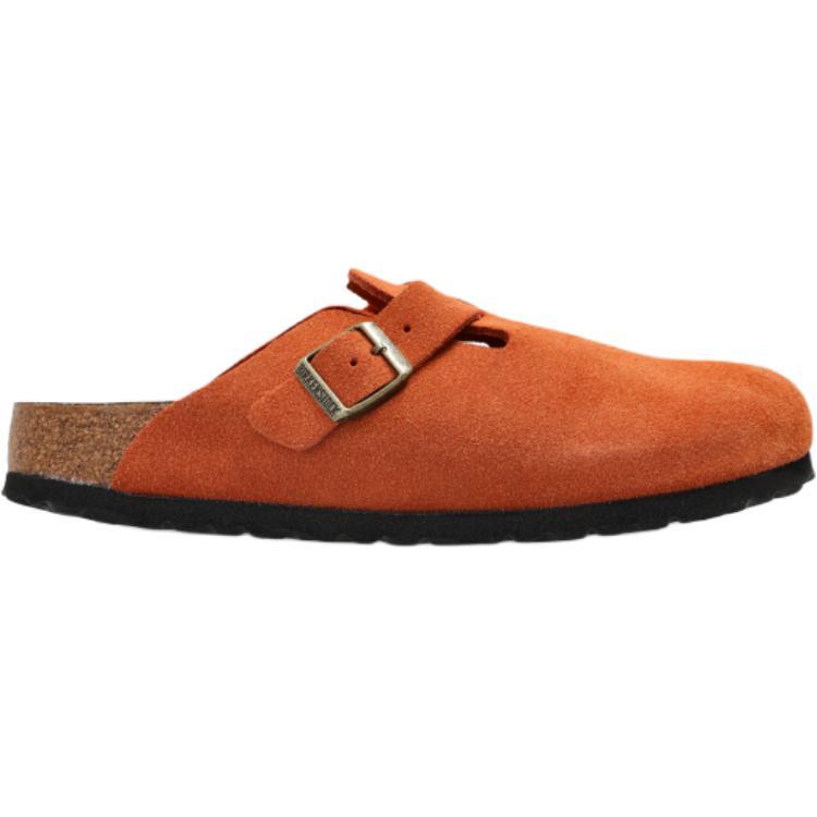 Birkenstock Бостон BS Простые удобные закрытые тапочки Женские тапочки Оранжевые 1031162