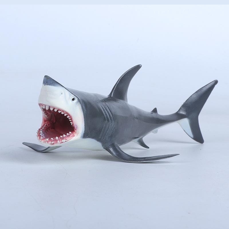 Cross-Border Marine Life Model Toy: Gray Whale, Orca, Humpback, Narwhal, Great White Shark