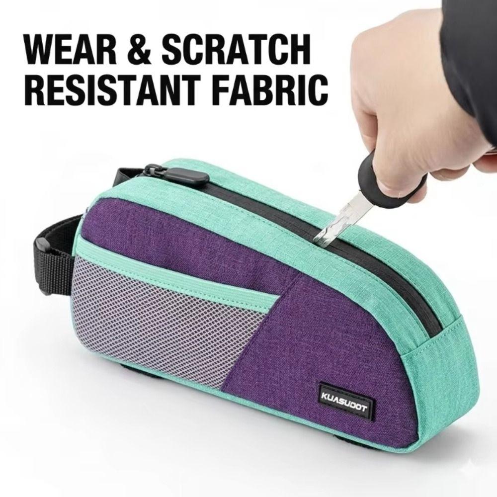 Waterproof Bicycle Top Tube Bag Large Capacity MTB Pouch  Cycling Accessories