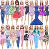 5 Sets Daily Outfits Party Clothes Skirts for Barbie 1/6 11.5 Inch Dolls Cute Gift Set for Girl Toy (NO DOLLS)