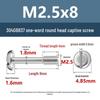 Yigu 304 Stainless Steel Pan Head Captive Screw M3/M4/M5/M6