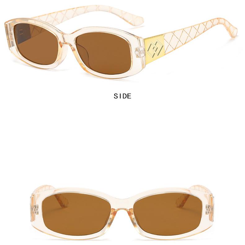 Солнцезащитные очки для женщин в небольшой оправе, защита от ультрафиолета и солнца, новые модные пляжные солнцезащитные очки.