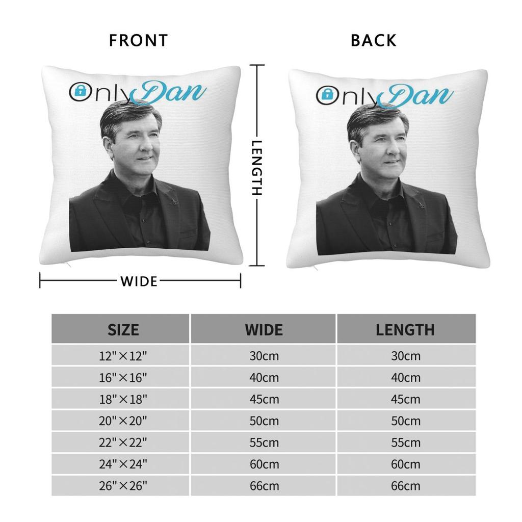 Onlydan Daniel O'Donnell Square Pillowcase Polyester Linen Velvet Pattern Zip Decor Pillow Case Sofa Cushion Cover
