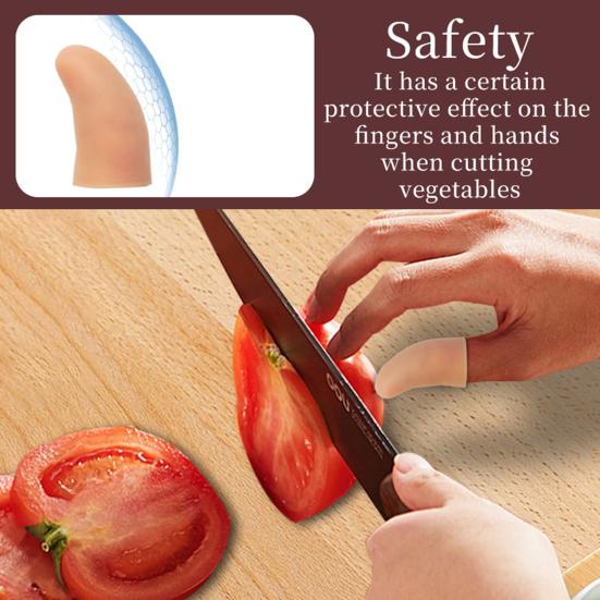 10Pcs Silicone Finger Protectors Finger Arthritis Cracking Pain Relief Finger Cots Short Thumb Guard Cover Reusable Fingertip Protection Finger