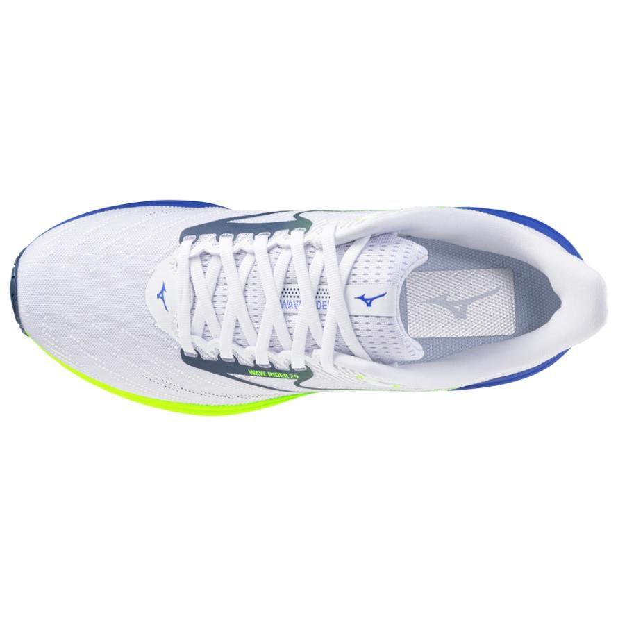 Mizuno WAVE RIDER 29 Повседневные беговые кроссовки Мужские Белые J1GC250353
