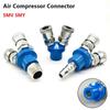 1Pcs Internal Thread Pneumatic Connector SMY Round Three-way Coupler Fitting  Pneumatic Tool