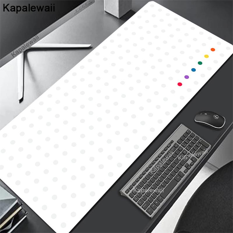 Mouse Pad Computer Laptop Black White Simple Line Keyboard Mouse Mat Art Mousepad Keyboards Gamers Decoracion Desk Mat