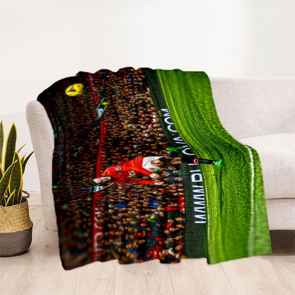Sports Team Celebration Blanket Comfortable Great for Bed Picnics Livingroom All-Season Use Digital Print Gifts For Family Or Friends