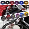 10pcs Car Modified Hex Fasteners Fender Washer Bumper Engine Concave Screws Aluminum Fender Washers and M6 Bolt