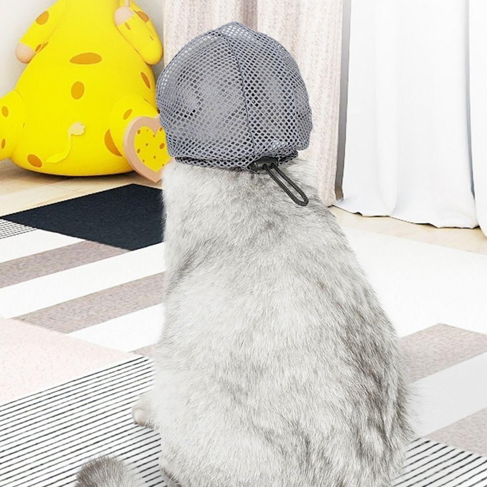 Kitten Anti-bite Headgear Cat Grooming Restraint Bags Breathable Cat Travel Tools Pet Supplies