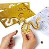 Dragon Gold Wooden 3D 3D puzzle DIY craft kit that can be enjoyed by everyone from elementary school students to adults Educational toy for boys and