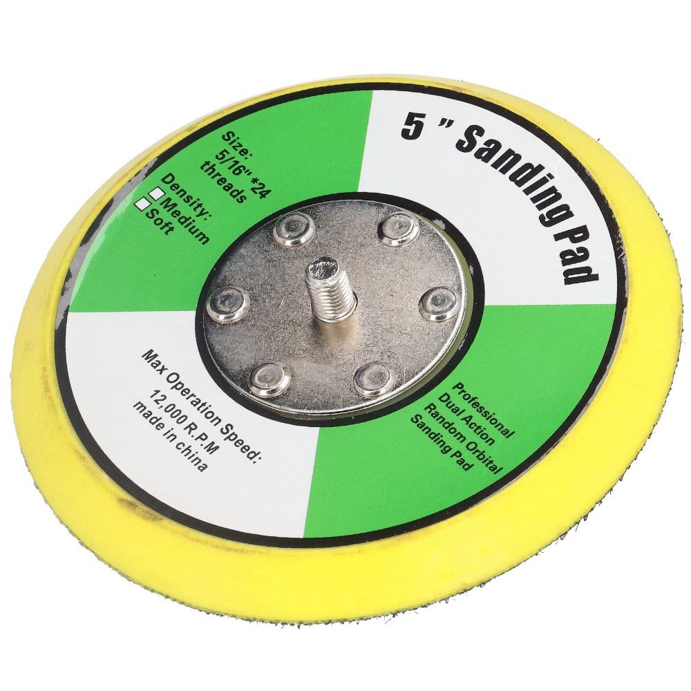 5/16"-24 Thread Backing Pad Flexible / PU Polisher Backing Pad For Air/DA Random Orbital Sander