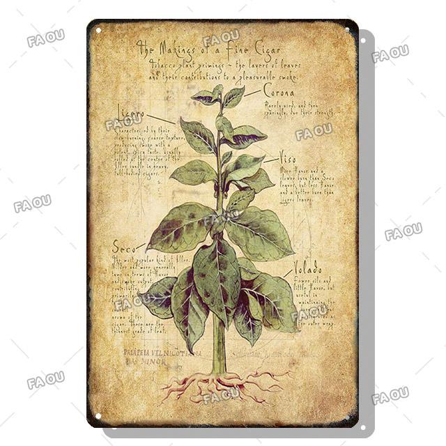 Сигары Винтажные металлические плакаты Виски Ретро жестяные вывески Бар Кафе Настенное искусство Декоративная табличка Современный дом Декор гостиной Эстетика