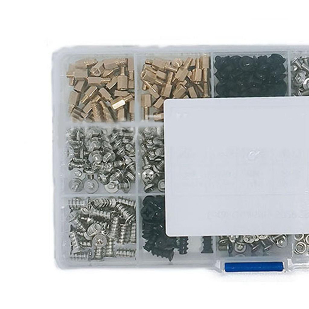 Набор из 502 шт. компьютерных винтов, набор стоек и шайб из углеродистой стали для ремонта корпуса и