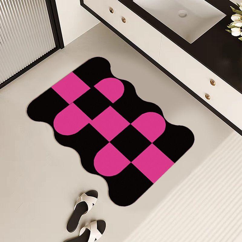 Bathroom non slip floor mat, door absorbent diatomaceous earth soft cushion, anti fall foot mat, quick drying