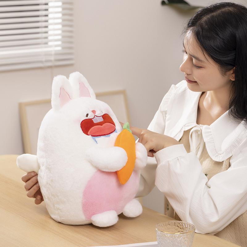 And Charming Cozy 30cm Plush Animal Dolls Cute Cat And Rabbit Stuffed Gifts