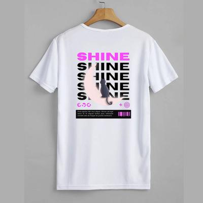 Футболка унисекс Shine с принтом на спине - Стиль жизни, Здоровье, Крутая мода