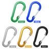 Carabiner Clips Mini Aluminum Alloy Keychain Carabiner Clip D Rings for Camping Hiking Fishing Backpacking