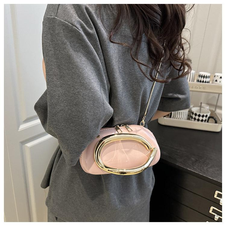 Дизайн Столкновение Цветов Личность Темперамент Мода Цепочка Кроссбоди На Плечо Маленькая Квадратная Женская Сумка