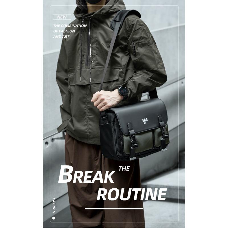 Сумка для зеркальной фотокамеры, сумка через плечо для мужчин, сумка через плечо для фотокамеры, модная брендовая сумка через плечо, повседневная сумка-мессенджер большой вместимости, мужской диагональный рюкзак