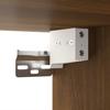 LED Mirror Cabinet in Brown Oak Look 76 x 15 x 55 cm