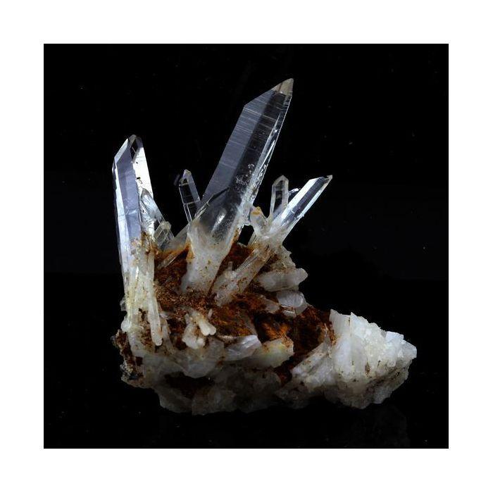 Pierres et Minéraux. Quartz + Limonite. 118.70 ct. Les Rivoirands, Vizille, Isère, France.