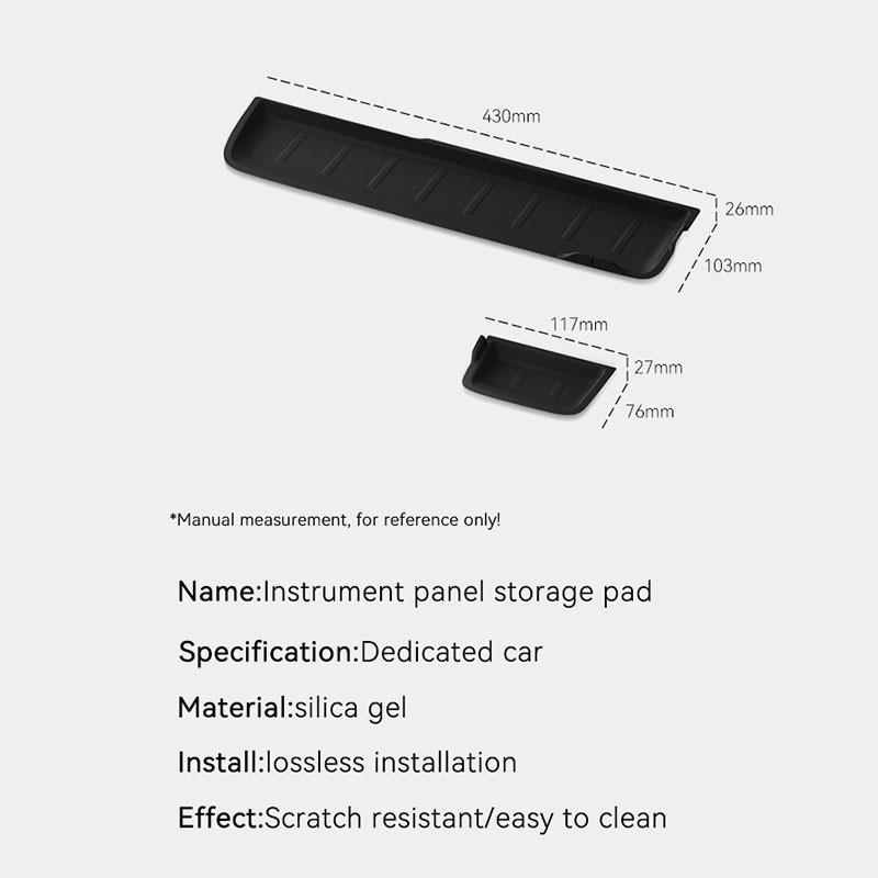 Car Center Tray Pad For Honda STEPWGN 6Th -2025 Passenger Side Silicone Storage Box Tray Interior Accessory