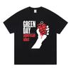 Футболки с коротким рукавом Greenday вокруг концертной одежды для европейской и американской рок-моды, повседневные мужские и женские футболки
