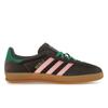 Gazelle Indoor Dark Brown Pink Green Velvet Women Sneakers Glow-Pink Court-Green JI2714