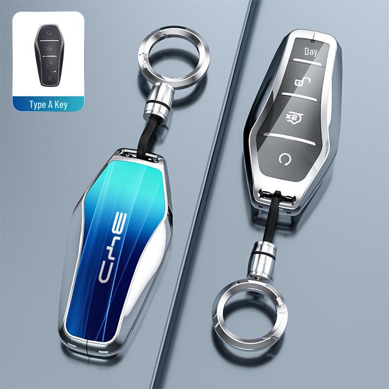 BYD Car Key Cover for Qin Plus, Seagull, Yuan, Dolphin, Destroyer 05, Han EV, Song L, Tang, and Seal Models.