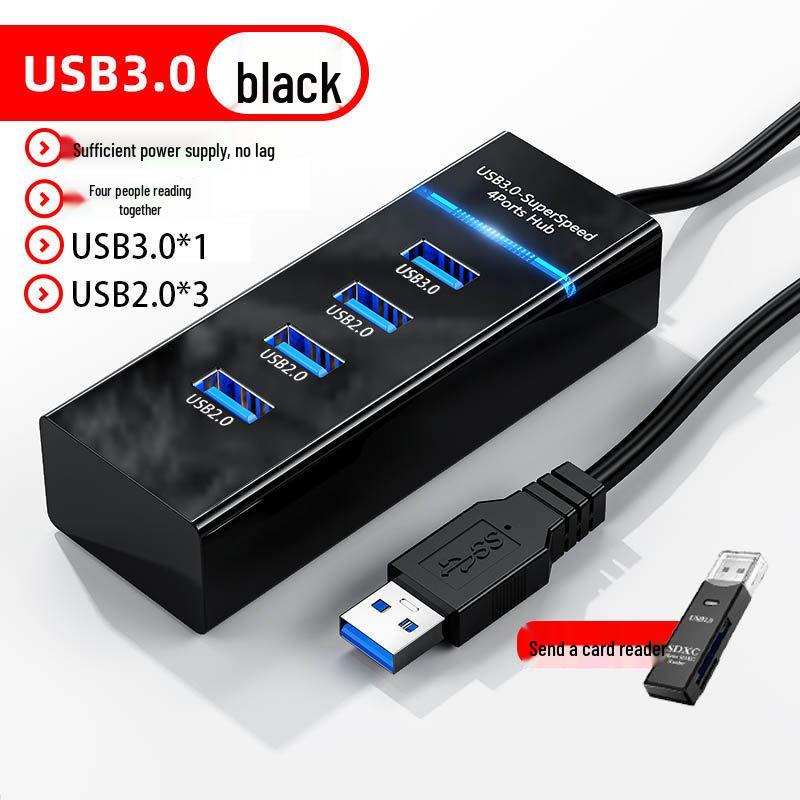 USB 3.0 удлинитель Type-C: Автомобильное зарядное устройство на 4 порта и адаптер для ноутбука