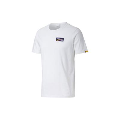 Puma X Randomevent Co-Branded спортивная футболка с круглым вырезом унисекс топы белые 598068-02